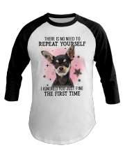 Repeat - Chihuahua Baseball Tee tile