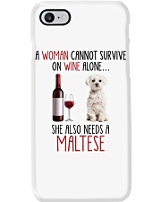 She Also Needs - Maltese 1 Phone Case tile