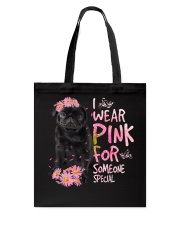 For Someone - BLACK Pug 1 Tote Bag tile