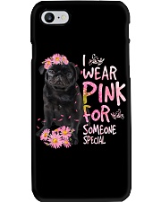 For Someone - BLACK Pug 1 Phone Case tile