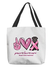 Cure - BLACK Pug 2 All-Over Tote tile