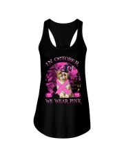 Pink Moon - shih tzu Ladies Flowy Tank tile