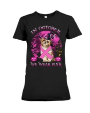Pink Moon - shih tzu Premium Fit Ladies Tee tile