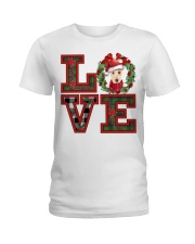 Christmas Love - Lakeland Terrier Ladies T-Shirt tile