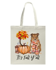 It is Fall - Shetland Sheepdog Tote Bag tile