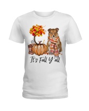 It is Fall - Shetland Sheepdog Ladies T-Shirt tile