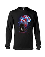 Balloons love 4th - Shih Tzu Black Long Sleeve Tee tile