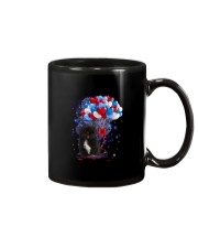 Balloons love 4th - Shih Tzu Black Mug tile
