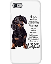 I am Your Friend - Dachshund Phone Case tile