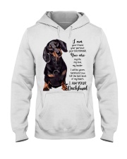 I am Your Friend - Dachshund Hooded Sweatshirt tile