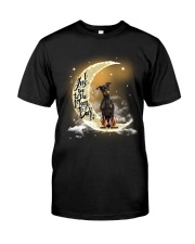 Moon n Back - Min Pin Classic T-Shirt front