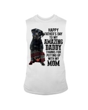 Daddy - black Labrador Sleeveless Tee tile