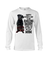Daddy - black Labrador Long Sleeve Tee tile