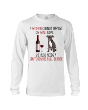 She Also Needs - Staffordshire Bull Terrier Dog Long Sleeve Tee tile