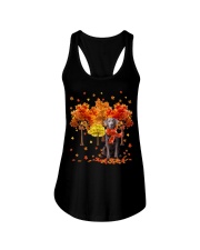 Fall Forest - SILVER Labrador Ladies Flowy Tank tile