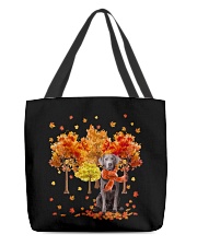 Fall Forest - SILVER Labrador All-Over Tote tile
