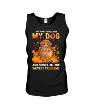 Forget Problems - RED Toy Poodle Unisex Tank tile