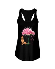 Pink Umbrella - Bloodhound 1 Ladies Flowy Tank tile