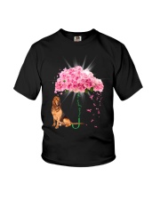 Pink Umbrella - Bloodhound 1 Youth T-Shirt tile