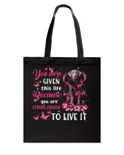 This Life - SILVER Labrador Tote Bag tile