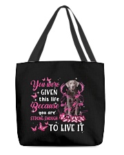 This Life - SILVER Labrador All-Over Tote tile