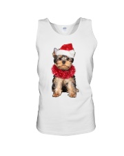 Christmas Cheer - Yorkshire Terrier 3 Unisex Tank tile