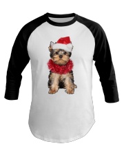 Christmas Cheer - Yorkshire Terrier 3 Baseball Tee tile