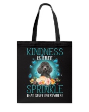 Sprinkle - SILVER Miniature Poodle Tote Bag tile