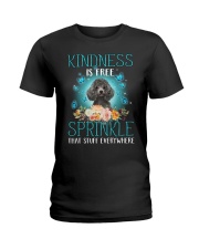 Sprinkle - SILVER Miniature Poodle Ladies T-Shirt tile