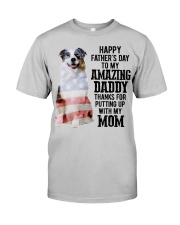 Happy Father Day - Blue Merle Aussie Classic T-Shirt front