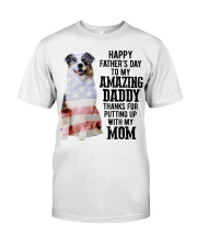 Happy Father Day - Blue Merle Aussie Classic T-Shirt tile