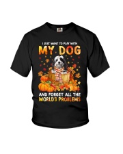 Forget Problems - Tibetan Terrier 1 Youth T-Shirt tile