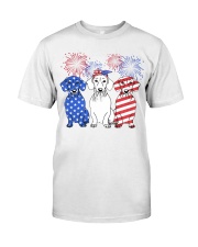 American Firework - Dachshund Classic T-Shirt front