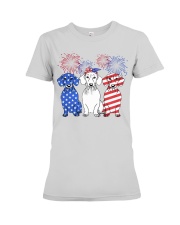 American Firework - Dachshund Premium Fit Ladies Tee tile