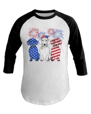 American Firework - Dachshund Baseball Tee tile