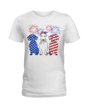 American Firework - Dachshund Ladies T-Shirt tile