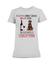 She Also Needs - Dobermann Premium Fit Ladies Tee tile