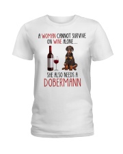 She Also Needs - Dobermann Ladies T-Shirt tile