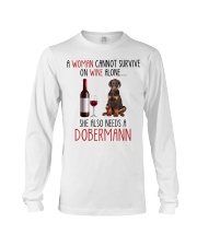 She Also Needs - Dobermann Long Sleeve Tee tile