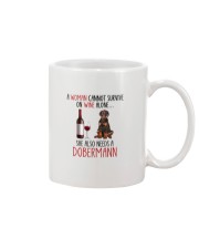 She Also Needs - Dobermann Mug tile
