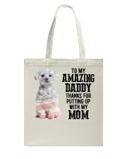 Amazing Daddy - Maltese Tote Bag tile