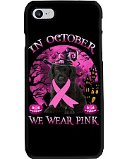 Pink Moon - BLACK Cocker Spaniel Phone Case tile