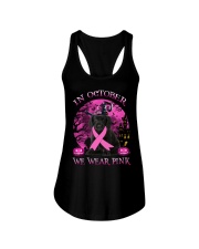 Pink Moon - BLACK Cocker Spaniel Ladies Flowy Tank tile