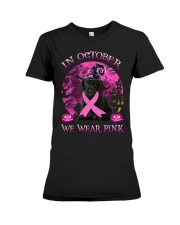 Pink Moon - BLACK Cocker Spaniel Premium Fit Ladies Tee tile