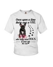 Really Loved - BLACK French Bulldog Youth T-Shirt tile