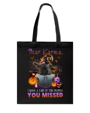 Karma - BLACK Brussels Griffon Tote Bag tile
