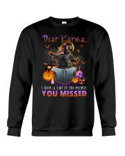 Karma - BLACK Brussels Griffon Crewneck Sweatshirt tile