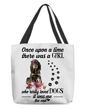 Really Loved - Coonhound All-Over Tote tile
