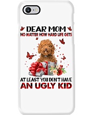 Ugly Kid - RED Labradoodle Phone Case tile