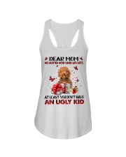 Ugly Kid - RED Labradoodle Ladies Flowy Tank tile